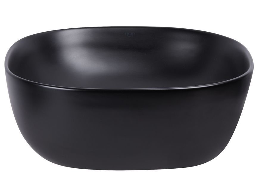 Раковина-чаша Qtap Kolibri накладна квадратна 415x415x150 Matt black QT10112144MBMBN - QT10112144MBMBN