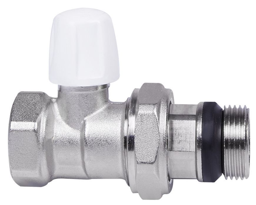Кран (вентиль) радіаторний Icma 3/4"ВРх3/4"ЗР з антипротіканням прямий без ручки №815+940 82815AE06940 - 82815AE06940