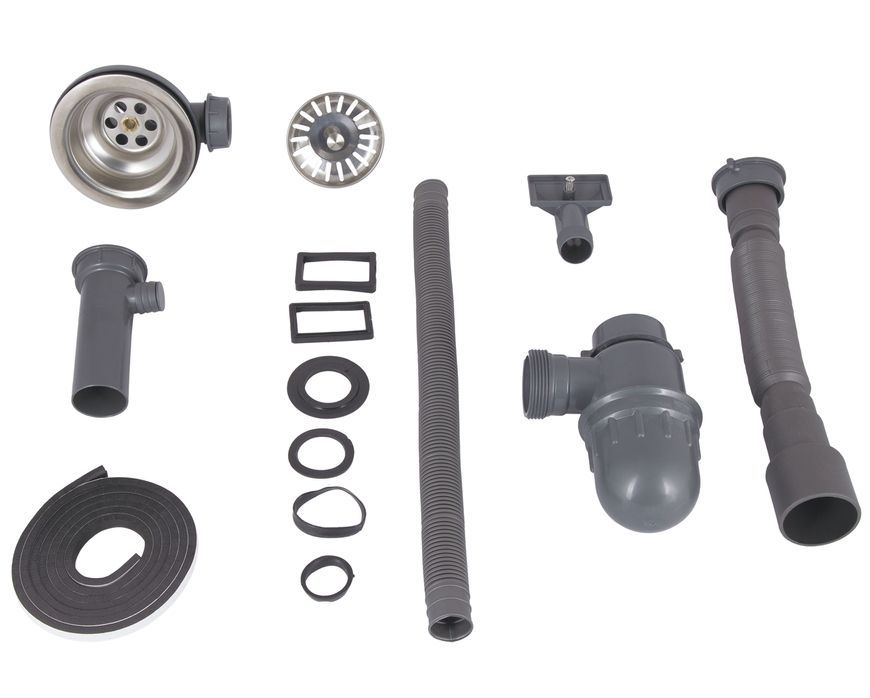 Мойка для кухни врезная Brinex 510-D Satin 0,8 мм BRIN510SAT08 - BRIN510SAT08