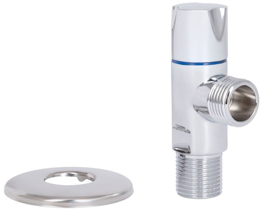 Кран приладовий кутовий Thermo Alliance Standart 1/2" ЗР латунь, керамічна букса SF342W1515