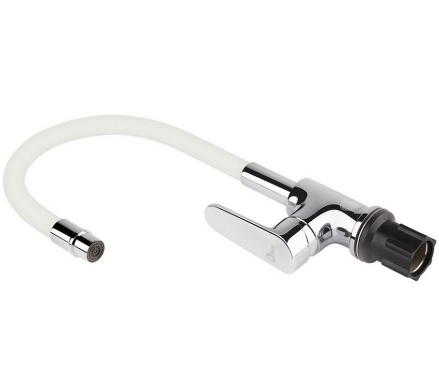 Смеситель для кухни QTAP Linea CRW 007F QTLINCRW007F с рефлекторным изливом - QTLINCRW007F