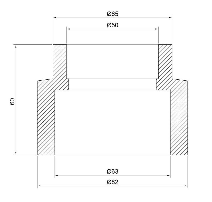 Муфта PPR THERMO ALLIANCE 63х50 - DSB115