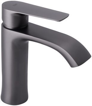Смеситель для умывальника QTAP Želnava 1050101G (графит) - QTZELN1050101G