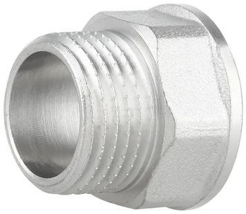 Переходник латунный Thermo Alliance Forte 1/2"ВРх1/2"НР никелированный SF3601515