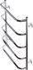 Полотенцесушитель водяной LIDZ Standard (CRM) D32/20х1/2" 500x700 P5 - LSTNDD32201250705WAT - 3