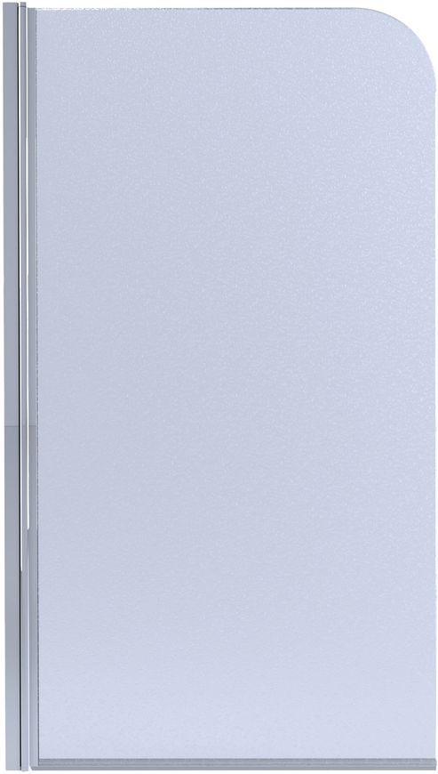 Шторка стеклянная (перегородка) для ванны QTAP STANDARD стекло 6 мм Pear, 75x130, распашная, левая - STDCRM407513APL