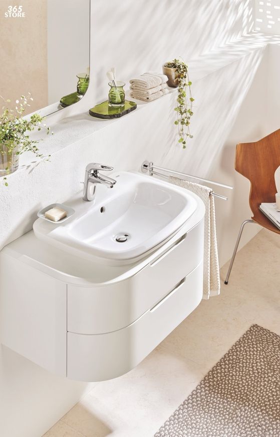 Смеситель для умывальника GROHE Eurostyle 33558003 с донным клапаном - 33558003