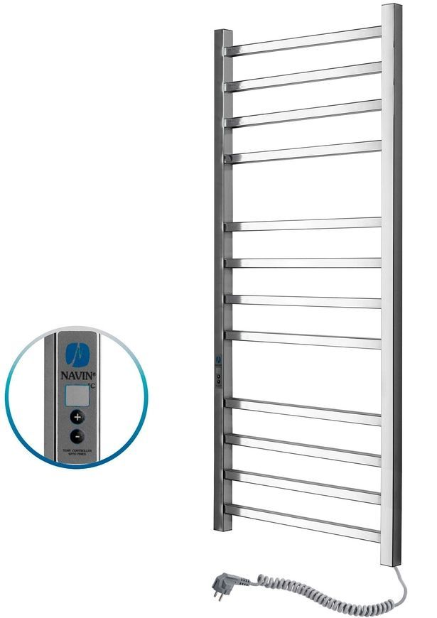 Полотенцесушитель электрический NAVIN Loft 500х1200 Digital таймер регулятор правый 10-043052-5012 - 10-043052-5012