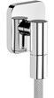 Шланговое подсоединение HANSGROHE FixFit Fine Q с обратным клапаном Chrome 28884000 хром