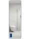 Зеркало напольное/настенное Qtap Gemini GE1 500&times;1600 мм, прямоугольное, с LED-подсветкой Inside, диммером, Black QTGE500160049893