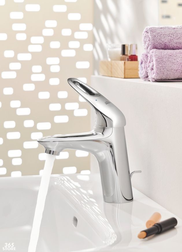 Смеситель для умывальника GROHE Eurostyle 33558003 с донным клапаном - 33558003