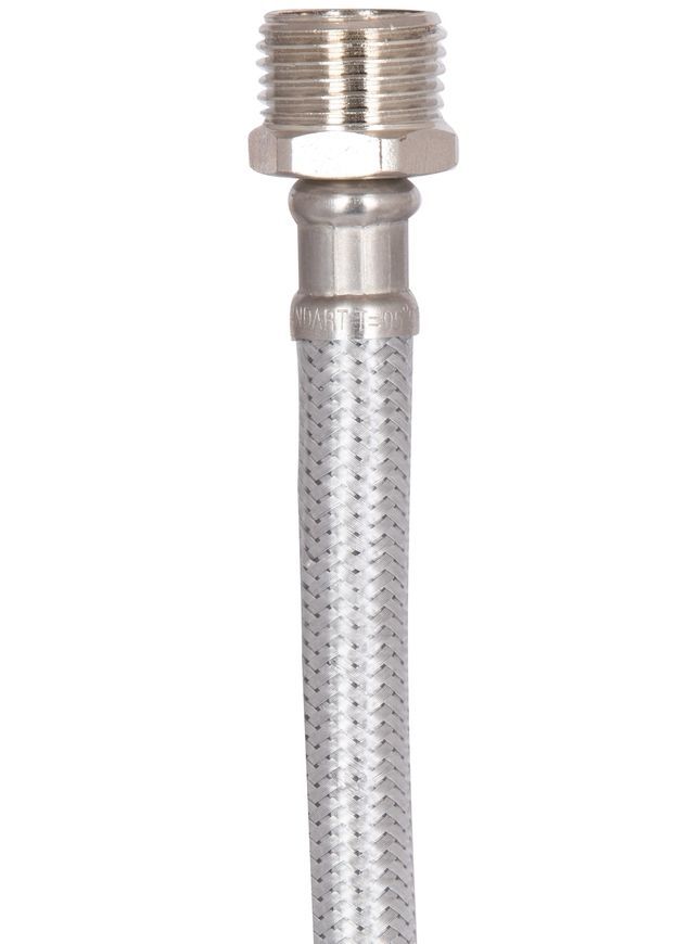 Шланг для підключення води Thermo Alliance Standart 80 см 1/2"x1/2" ВЗ нерж. обплетення в силіконі TAS390W80