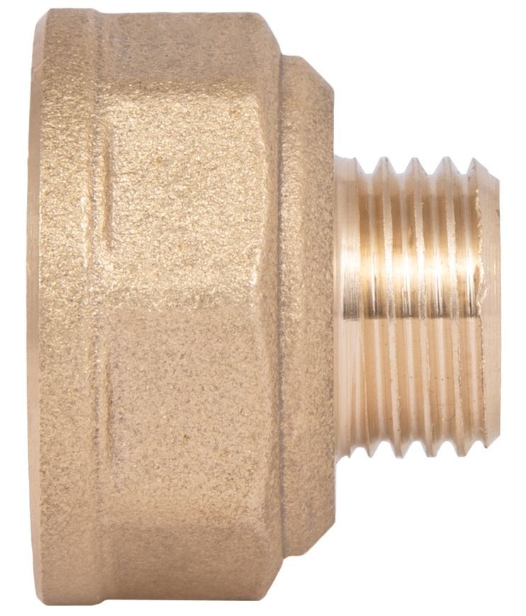 Переходник латунный (соединение резьбовое) Thermo Alliance Standart 1/2" ВР х 1/4" НР SD409156