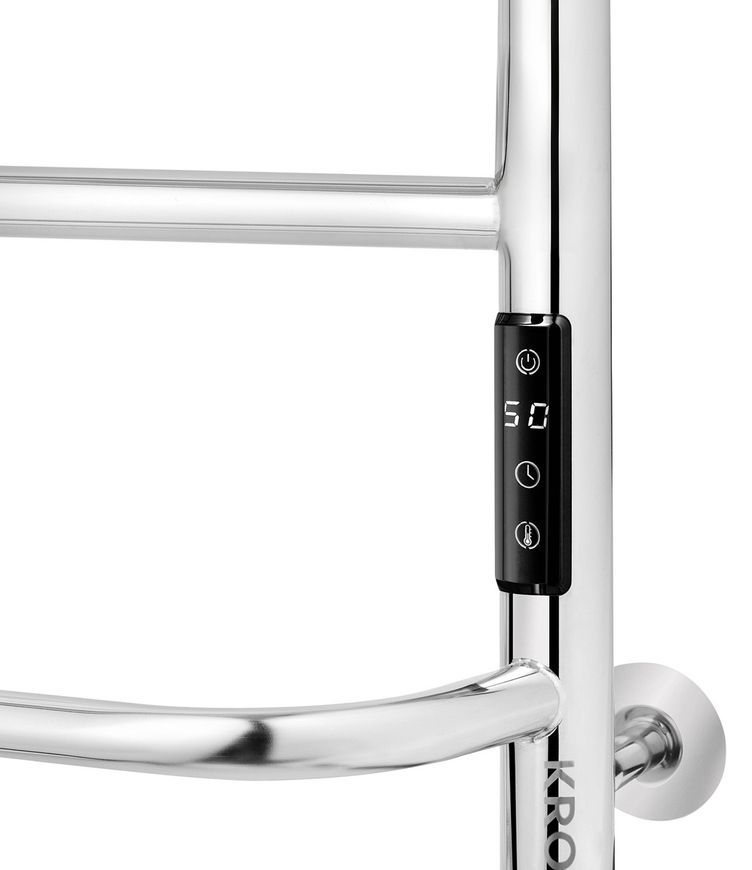 Полотенцесушитель электрический Kroner KRP Stil STL-ER90x50-8 нержавеющая сталь CV036347 - STL-ER90x50-8