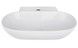 Раковина Qtap Cardinal 565х395х135 подвесная/накладная овальная White с донным клапаном QT0411K177W - QT0411K177W - 3
