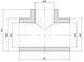 Тройник PPR ALFA PLAST 32х25х32 APRETE3225X - APRETE3225X - 2