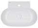 Раковина Qtap Cardinal 565х395х135 подвесная/накладная овальная White с донным клапаном QT0411K177W - QT0411K177W - 1