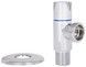 Кран приладовий кутовий Thermo Alliance Standart 1/2"х3/4" ЗР латунь, керамічна букса SF342W1520