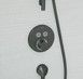 Термостат скрытого монтажа HANSGROHE ShowerSelect S на 2 функции Brushed Black Chrome 15743340 черный хром - 15743340 - 5