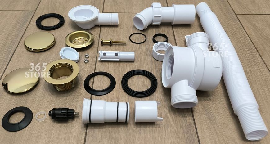 Сифон McALPINE "клік-клак" для ванни HC2600CL-GOLD-PVD золото - HC2600CL-GOLD-PVD