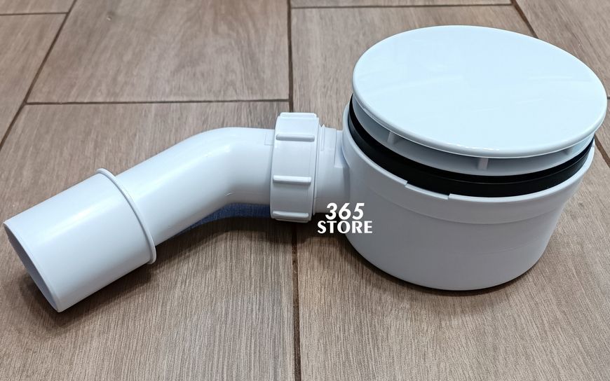 Сифон McALPINE для душового піддона HC2730LWHN-PB 90 мм білий очистка зверху - HC2730LWHN-PB