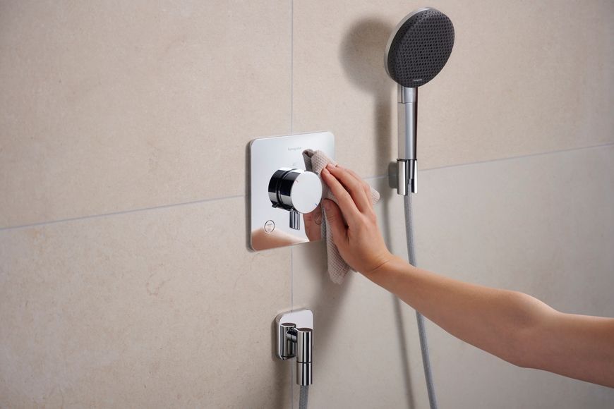 Шланговое подсоединение HANSGROHE FixFit Fine Q с обратным клапаном Chrome 28884000 хром - 28884000
