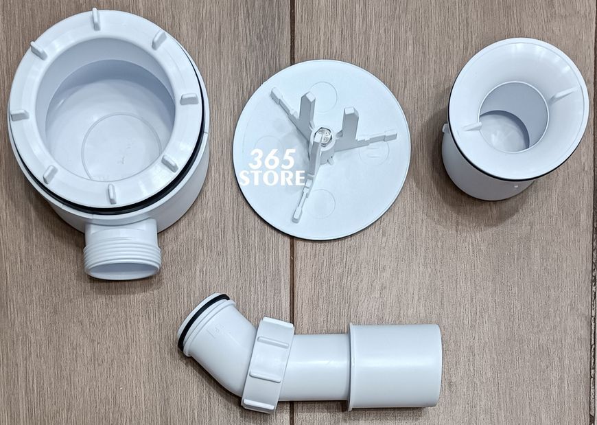 Сифон McALPINE для душового піддона HC2730LWHN-PB 90 мм білий очистка зверху - HC2730LWHN-PB