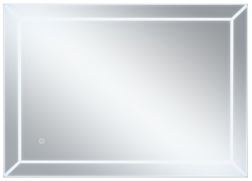 Зеркало QTAP прямоугольное Aries 600x800 с LED-подсветкой, сенсорный выключатель, универсальное QT037816015070W
