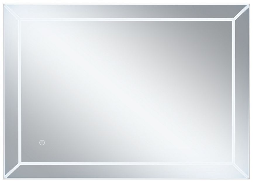Дзеркало QTAP Aries прямокутне 600x800 з LED-підсвічуванням, сенсорний вимикач, універсальне QT037816016080W