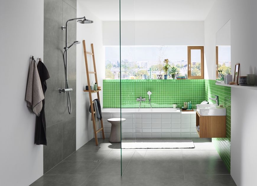 Душовий набір HANSGROHE Crometta 100 1jet з душовим шлангом 125 см 26690400 хром/білий - 26690400