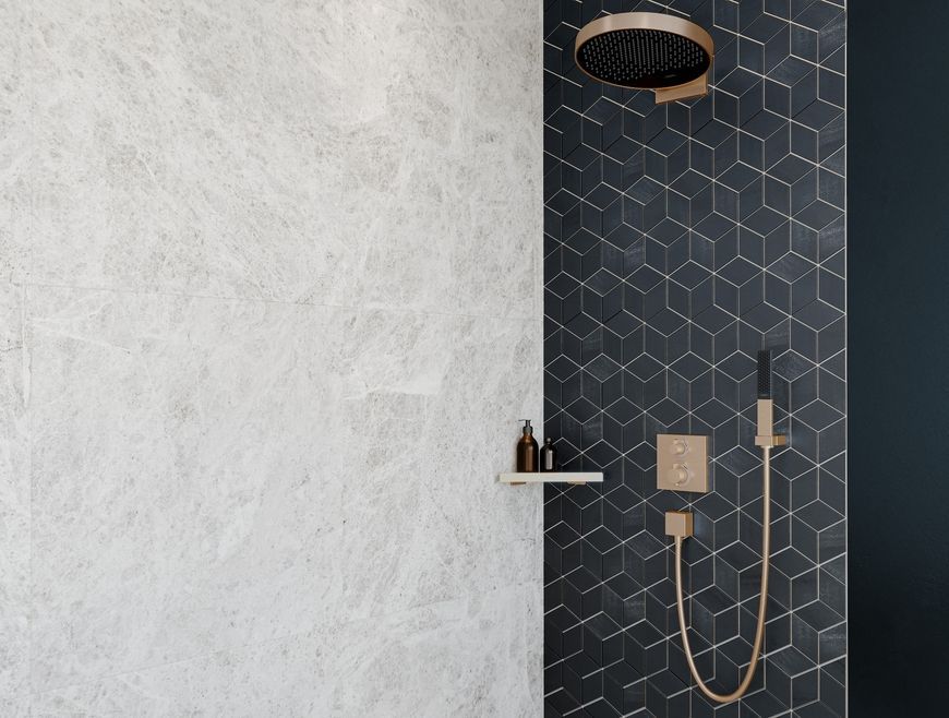 Ручний душ HANSGROHE Rainfinity Baton 100 1jet Brushed Bronze 26866140 бронза - 26866140