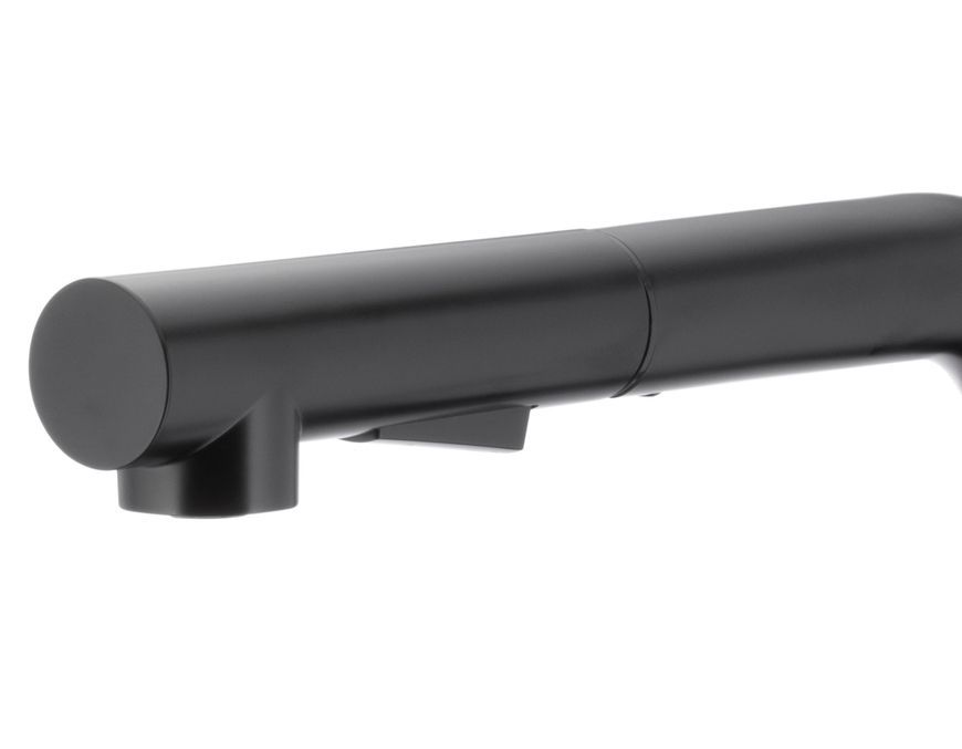 Смеситель для кухни KFA ARMATURA DUERO BASIC BLACK с выдвижным изливом 6623-110-81 - 6623-110-81