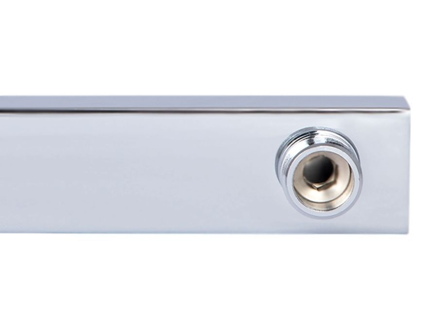 Кронштейн для верхнего душа Qtap Trubice 400 мм прямоугольный QTTRU120CRM45928 Chrome - QTTRU120CRM45928