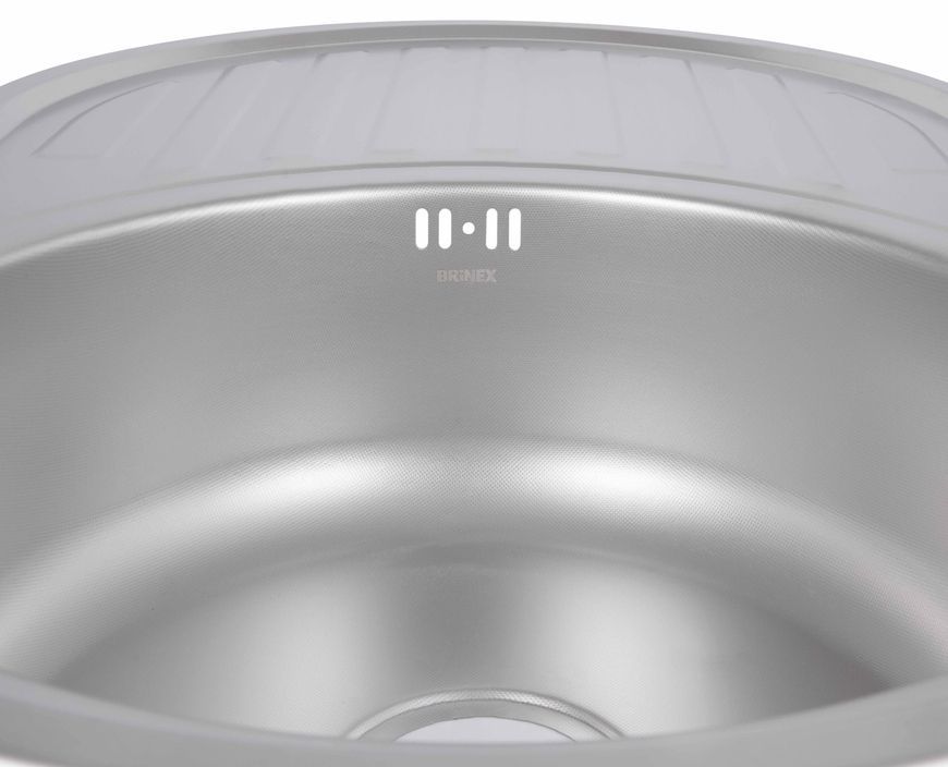 Мийка для кухні врізна Brinex 7750 Micro Decor 0,8 мм BRIN7750MDEC08 - BRIN7750MDEC08