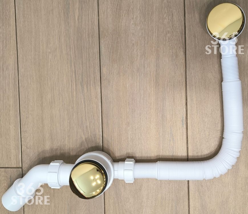 Сифон McALPINE "клік-клак" для ванни HC2600CL-GOLD-PVD золото - HC2600CL-GOLD-PVD