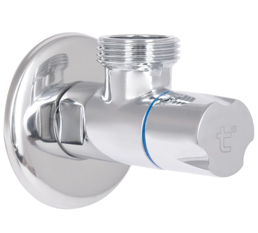 Кран приладовий кутовий Thermo Alliance Standart 1/2"х3/4" ЗР латунь, керамічна букса SF342W1520