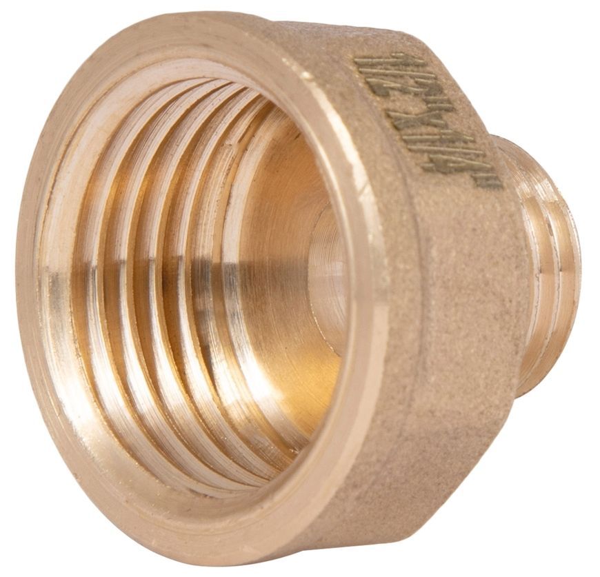 Переходник латунный (соединение резьбовое) Thermo Alliance Standart 1/2" ВР х 1/4" НР SD409156