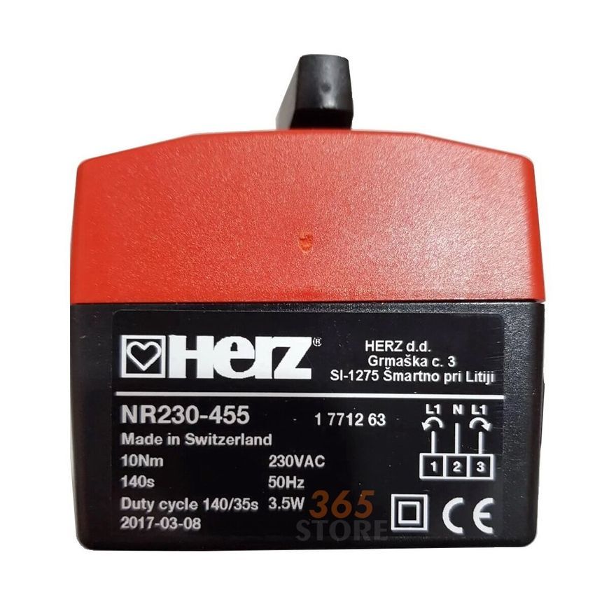 Электропривод для трехходовых клапанов Herz 230V (1771263) - 1771263