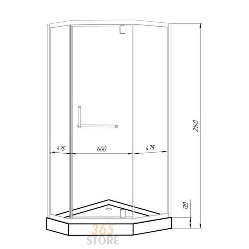 Душова кабіна Q-tap Safe SC9090.1A T6 SUS з піддоном - QTSAFSC90901AT6SUS