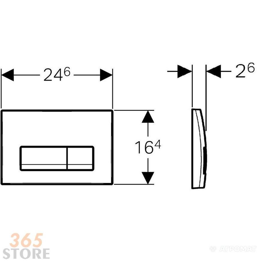 Инсталляция GEBERIT Duofix с глянцевой панелью DELTA 51 и унитазом ROCA GAP Rimless - A34H47C000+458.126.00.1+115.105.21.1