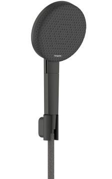 Душовий набір HANSGROHE Raindance Alive Select S 125 3jet EcoSmart з шлангом 160 см Brushed Black Chrome 24611340 чорний хром - 24611340