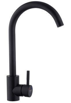 Змішувач для кухні Kroner KRP Edelstahl Klassisch-SCH035B чорний CV023003 - Klassisch-SCH035B