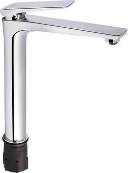 Смеситель для умывальника QTAP Vlasta QTVL1028H102C высокий - QTVL1028H102C