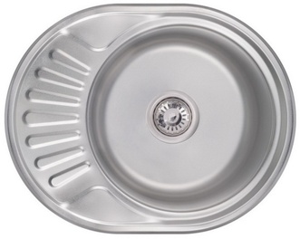 Кухонна мийка LIDZ 6044 Satin 0,6 мм (180) - LIDZ604406SAT