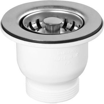 Злив для кухонної мийки McAlpine 1 1/2&Prime;x70 мм хром, нержавіюча сталь MBS70-CP