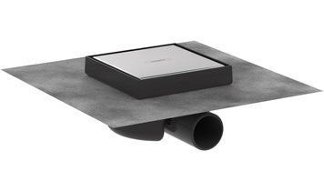 Трап душевой HANSGROHE RainDrain Spot 150/150 мм Brushed Stainless Steel 56112800 нержавеющая сталь - 56112800