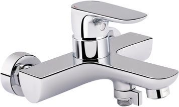 Змішувач для ванни QTAP Flaja QTFLA3010102GC з коротким виливом - QTFLA3010102GC