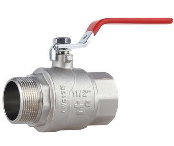 Кран шаровой прямой Thermo Alliance Forte 1" 1/2 ВН для воды (рычаг) PN40 латунь SF605W40 - SF605W40