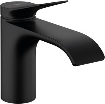Змішувач для раковини HANSGROHE Vivenis 80 Matt Black 75010670 чорний матовий з донним клапаном - 75010670
