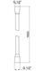 Шланг для душа Qtap Hadice 1600 мм Graphite QTHADPVC160G - QTHADPVC160G - 2